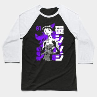 EVA Pilot 01 (white) Baseball T-Shirt